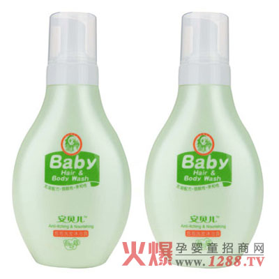 安貝兒泡泡洗發(fā)沐浴露呵護(hù)寶寶肌膚健康