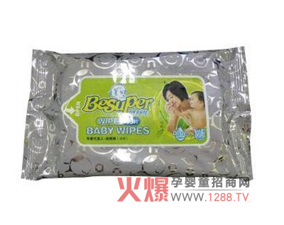 寶寶紅屁股快用貝舒樂嬰兒柔濕巾
