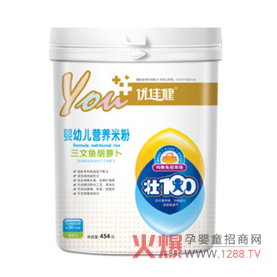 優(yōu)佳健壯三文魚胡蘿卜米粉產(chǎn)品簡介