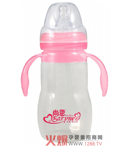 尚恩硅膠奶瓶健康環(huán)保不易破裂