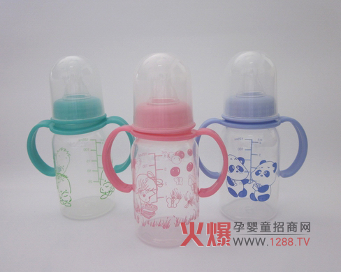 喜悅單色直身奶瓶 安全易清洗
