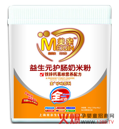 美親金+護(hù)腸奶米粉 全元平衡配方