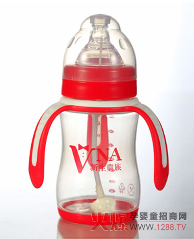 VNA三耳益智奶瓶 方便寶寶抓握