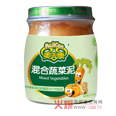 奧吉康混合蔬菜泥 寶寶營(yíng)養(yǎng)水果餐