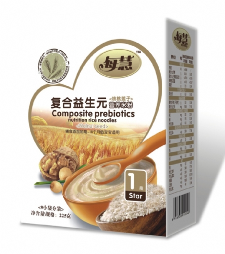 每慧核桃蓮子復(fù)合益生元米粉1段（盒裝）