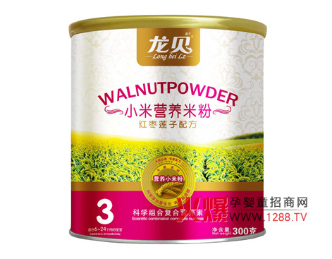 龍貝紅棗蓮子小米米粉 好消化好吸收