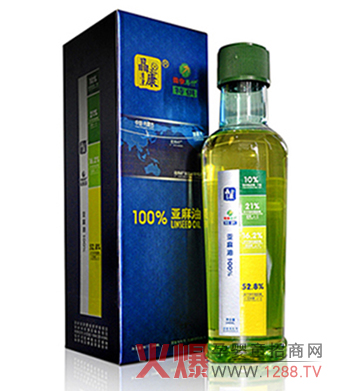 晶康食用有機(jī)冷榨亞麻油 低溫冷榨天然營(yíng)養(yǎng)