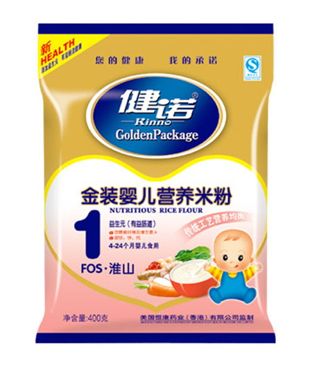 健諾FOS淮山嬰兒營(yíng)養(yǎng)米粉（粉狀）1段