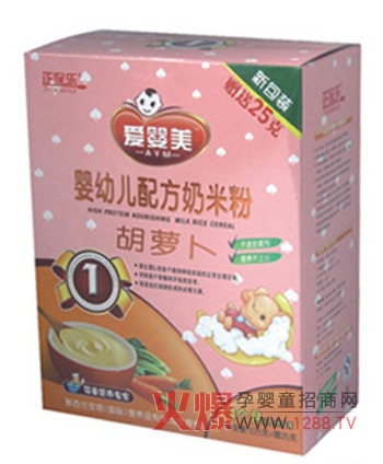 愛(ài)嬰美嬰幼兒奶米粉 為寶寶提供健康輔食