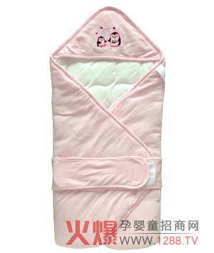 瑞雪嬰兒冬季加厚型抱毯 柔軟呵護細心關(guān)愛