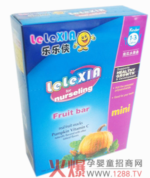 休閑一刻美味享受 樂(lè)樂(lè)俠南瓜水果條