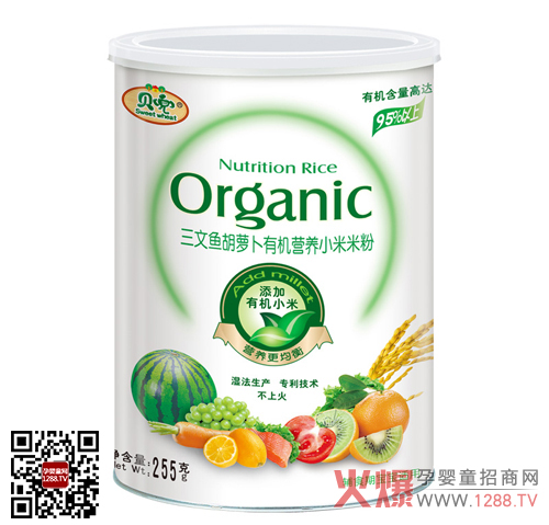 貝兜系類(lèi)有機(jī)小米米粉 有機(jī)小米更健康