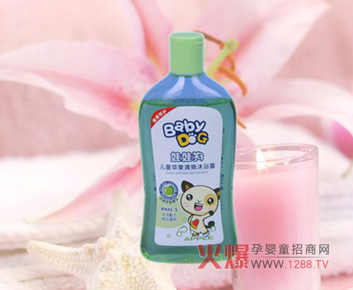 娃娃狗兒童蘋(píng)果清爽沐浴露 配方溫和不刺激