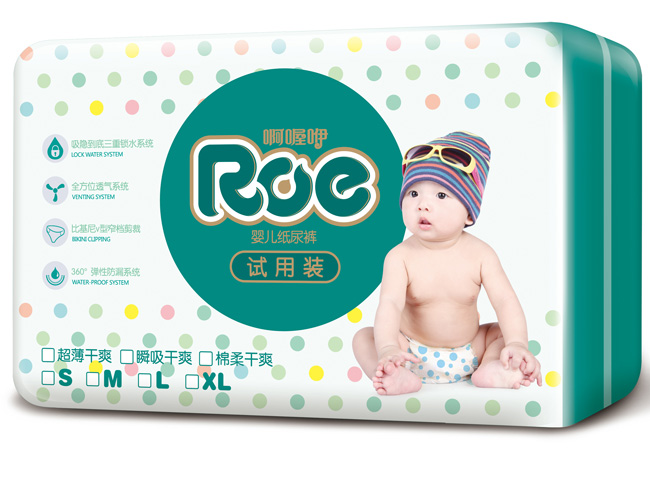 ROE超薄干爽紙尿褲體驗裝