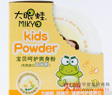 大眼蛙寶貝呵護(hù)爽身粉 呵護(hù)寶寶嬌嫩肌膚
