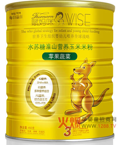 賦媽咪淮山護(hù)暢水蘇糖淮山營(yíng)養(yǎng)玉米米粉噴霧干燥濕法
