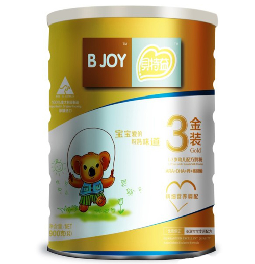 B JOY貝特益嬰幼兒配方奶粉3段