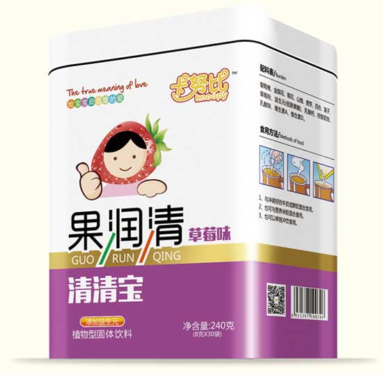  卡努比草莓味果潤清清清寶