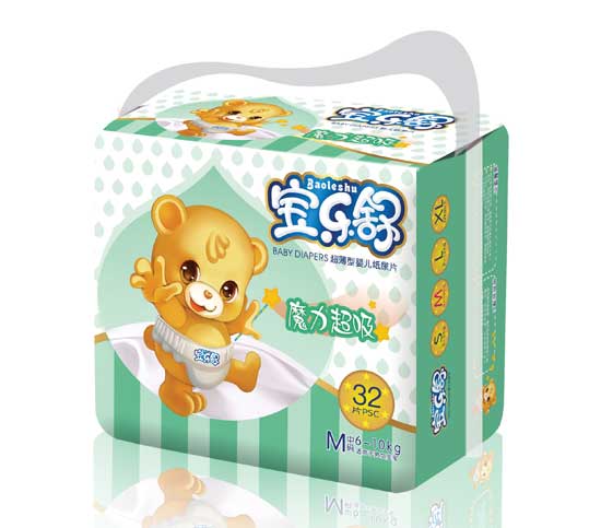 寶樂舒魔力超吸超薄紙尿片M碼