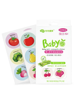  布布寶貝嬰兒草本精油驅(qū)蚊貼36片