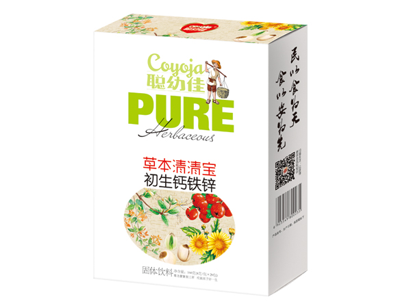  聰幼佳草本清清寶-初生鈣鐵鋅