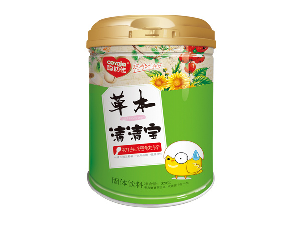 聰幼佳草本清清寶-初生鈣鐵鋅 桶裝