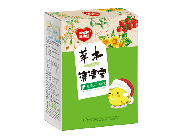  聰幼佳草本清清寶-金銀花菊花盒裝