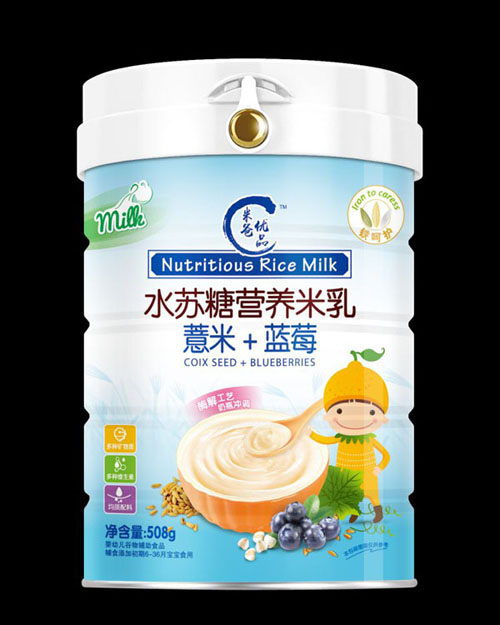   米爸優(yōu)品水蘇糖營(yíng)養(yǎng)米乳-薏米+藍(lán)莓配方