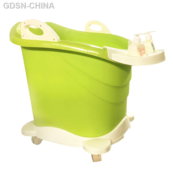 青蛙嘟迪立式滑輪浴桶綠色.jpg