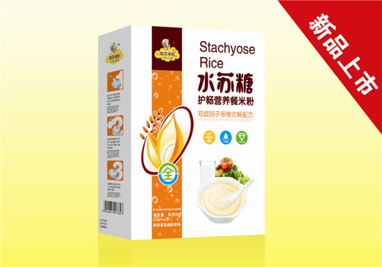   歐貝米拉水蘇糖護暢營養(yǎng)餐米粉雙歧因子多維配方盒裝
