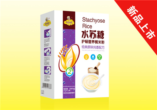   歐貝米拉水蘇糖護暢營養(yǎng)餐米粉原味純香配方盒裝