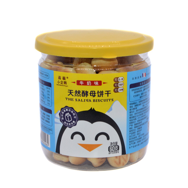    南極小企鵝天然酵母餅干牛奶味