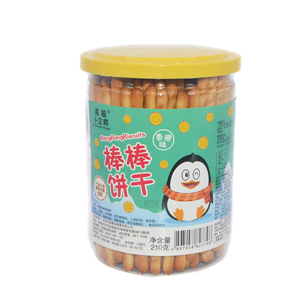    南極小企鵝棒棒餅干香橙味