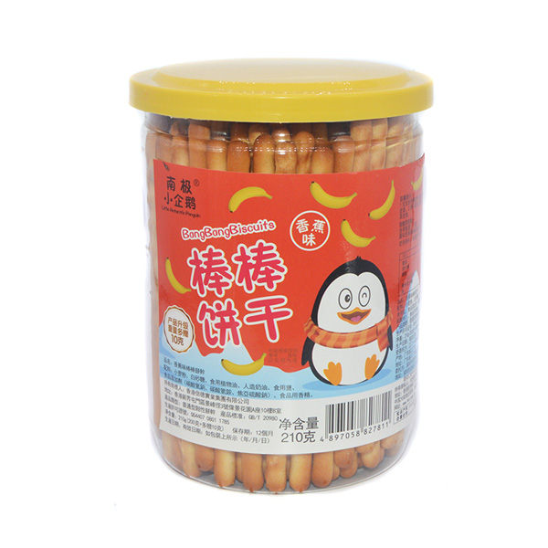    南極小企鵝棒棒餅干香蕉味