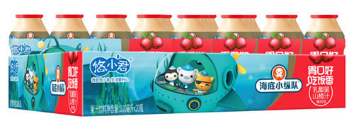   海底小縱隊(duì)乳酸菌山楂汁20瓶