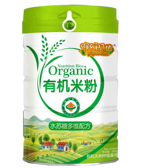   咿呀貝比水蘇糖多維配方有機米粉