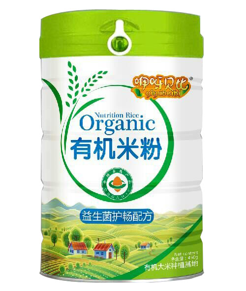   咿呀貝比益生菌護暢配方有機米粉