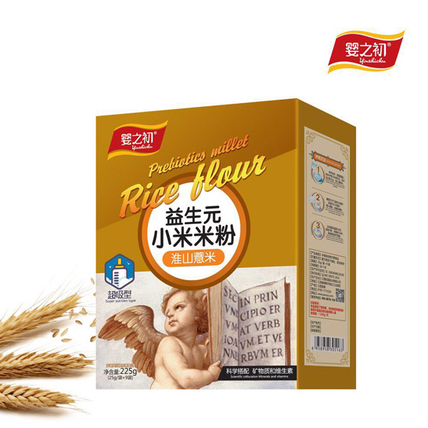  嬰之初益生元護暢小米米粉-淮山薏米盒裝