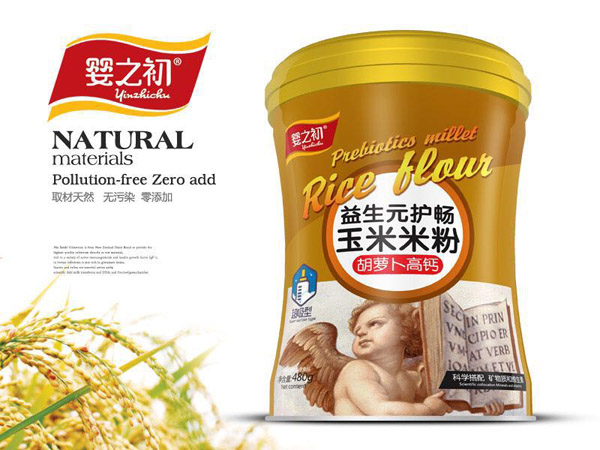  嬰之初益生元護暢玉米米粉-胡蘿卜高鈣罐裝
