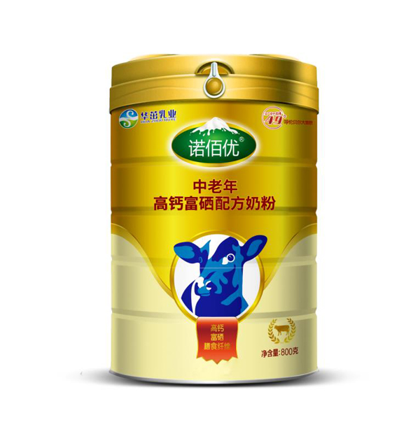     諾佰優(yōu)中老年高鈣富硒配方奶粉