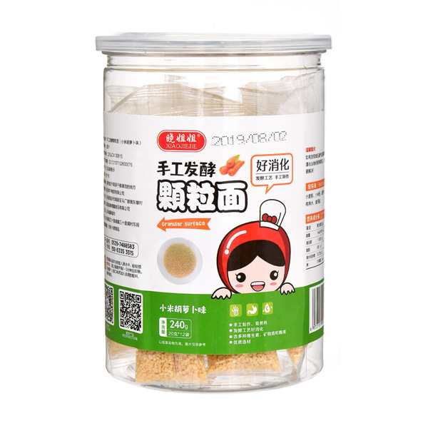 曉姐姐手工發(fā)酵小米胡蘿卜顆粒面.JPG