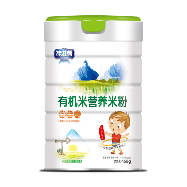  味滋肴有機(jī)米營養(yǎng)米粉-益生元罐裝