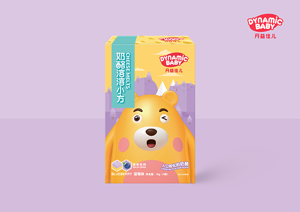  丹益佳兒奶酪溶溶小方 藍莓味