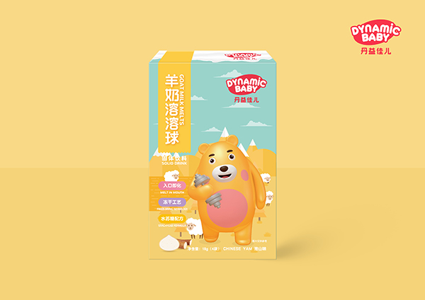  丹益佳兒羊奶溶溶球 淮山味
