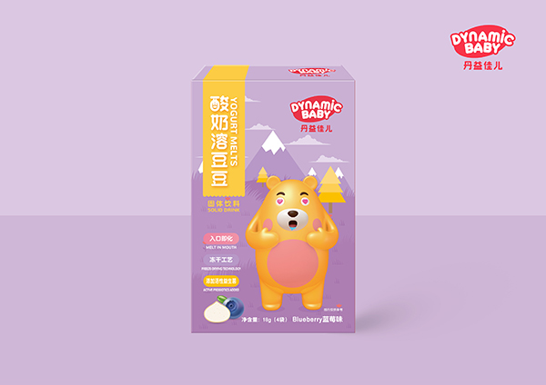  丹益佳兒酸奶溶豆豆 藍莓味