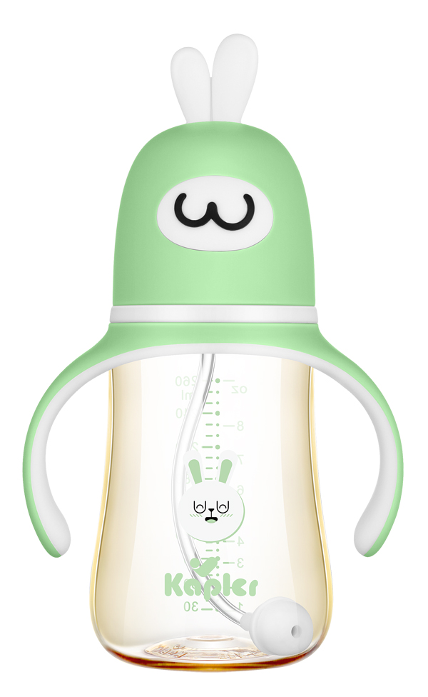 康喂兒趣萌兔PPSU 寬口奶瓶260ML 綠色.jpg