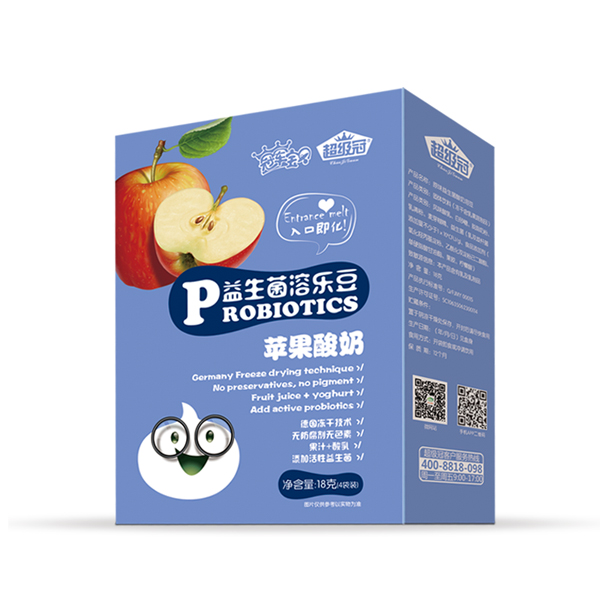  超級冠益生菌溶樂豆（蘋果酸奶）