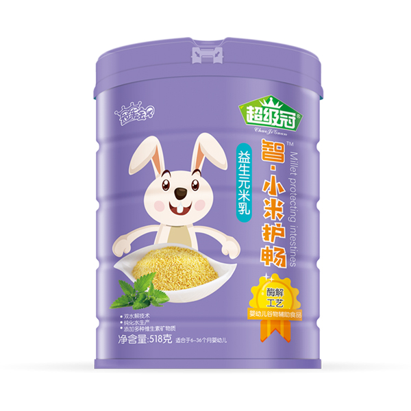   超級(jí)冠智護(hù)益生元小米護(hù)暢米乳