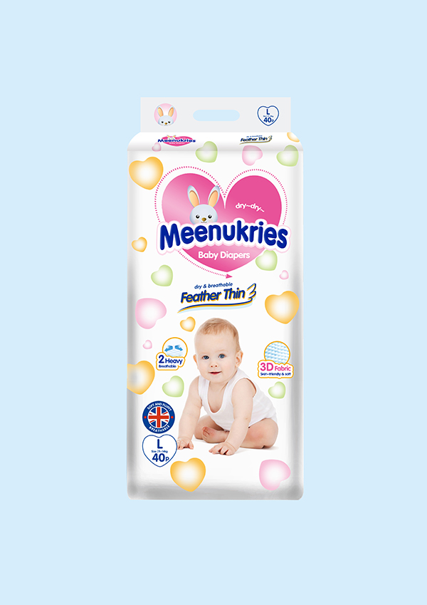  Meenukries英幫紙尿褲L40