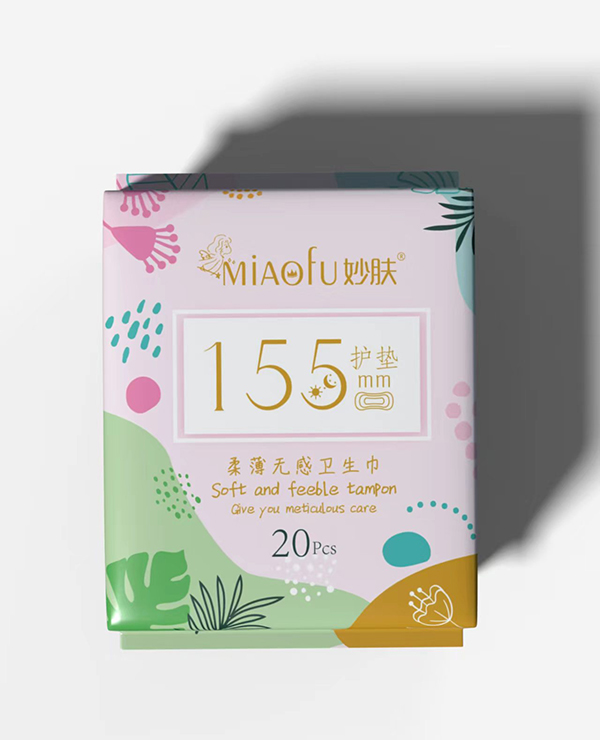  妙膚柔薄無感衛(wèi)生巾-護(hù)墊155mm